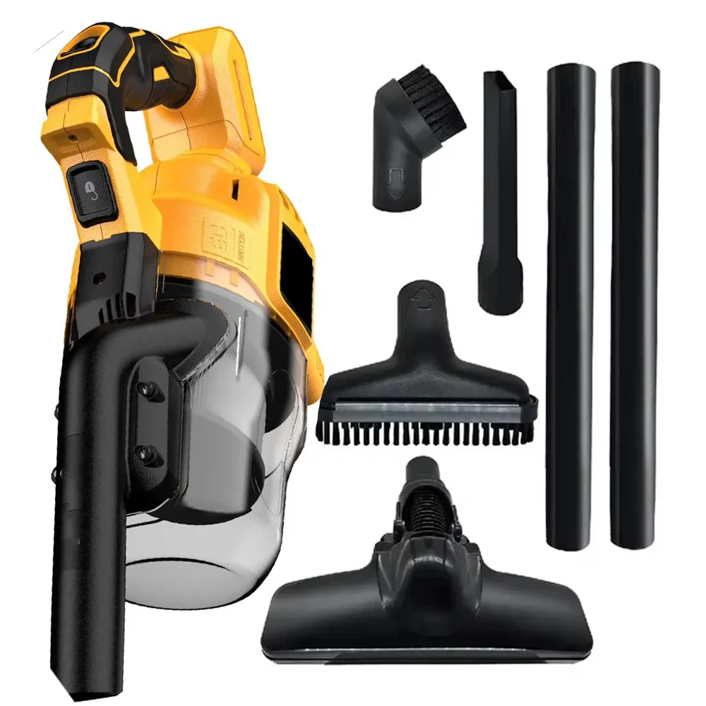 Elektrischer Staubsauger, 500 W, leistungsstarker Motor, 46 CFM, 5-in-1-Handstaubsauger, HEPA2.0-Filter für Dewalt 20 V Image