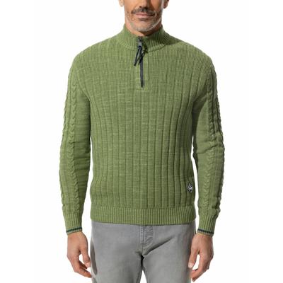 Walbusch Herren Zip-Troyer Natural Cotton Gruen Image