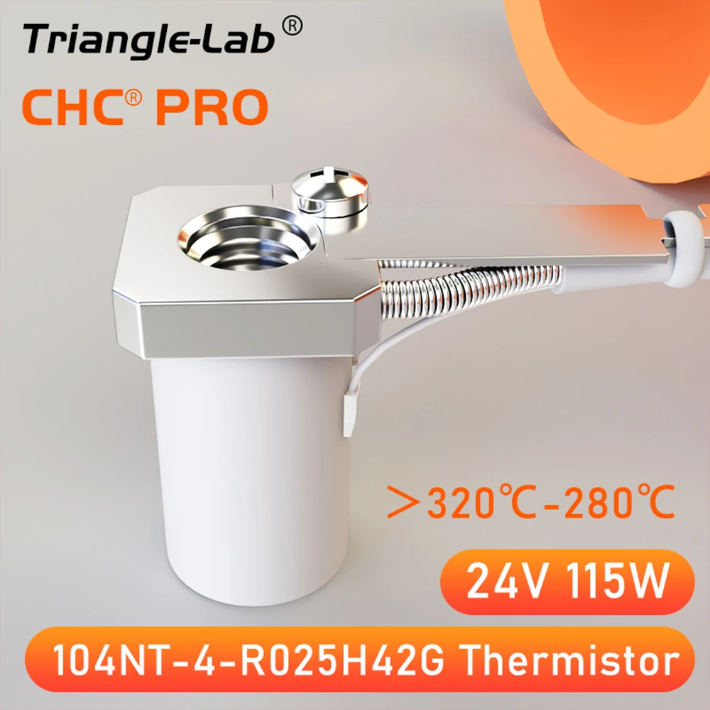 Trianglelab CHC Pro Kit Keramik-Heizkern 115 W Hochleistungs-PT1000 Schnellheizung für Ender 3 Volcano Hotend Voron Hotend Image