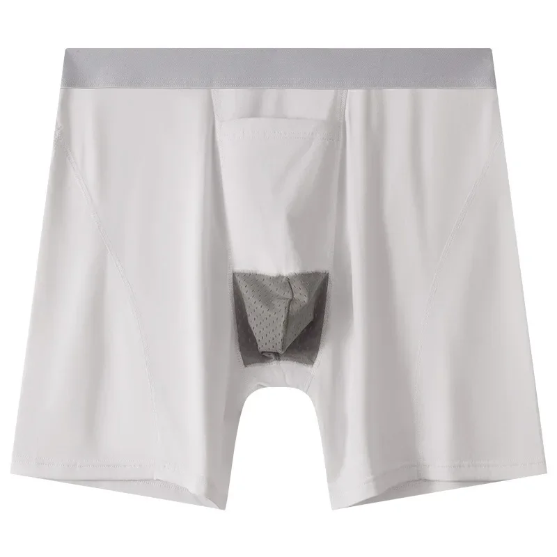 Herren-Boxershorts, Ei-Trennung, lässig, sportlich, atmungsaktiv, Baumwolle, Fünf-Punkt-Mittelhose 2413 Image