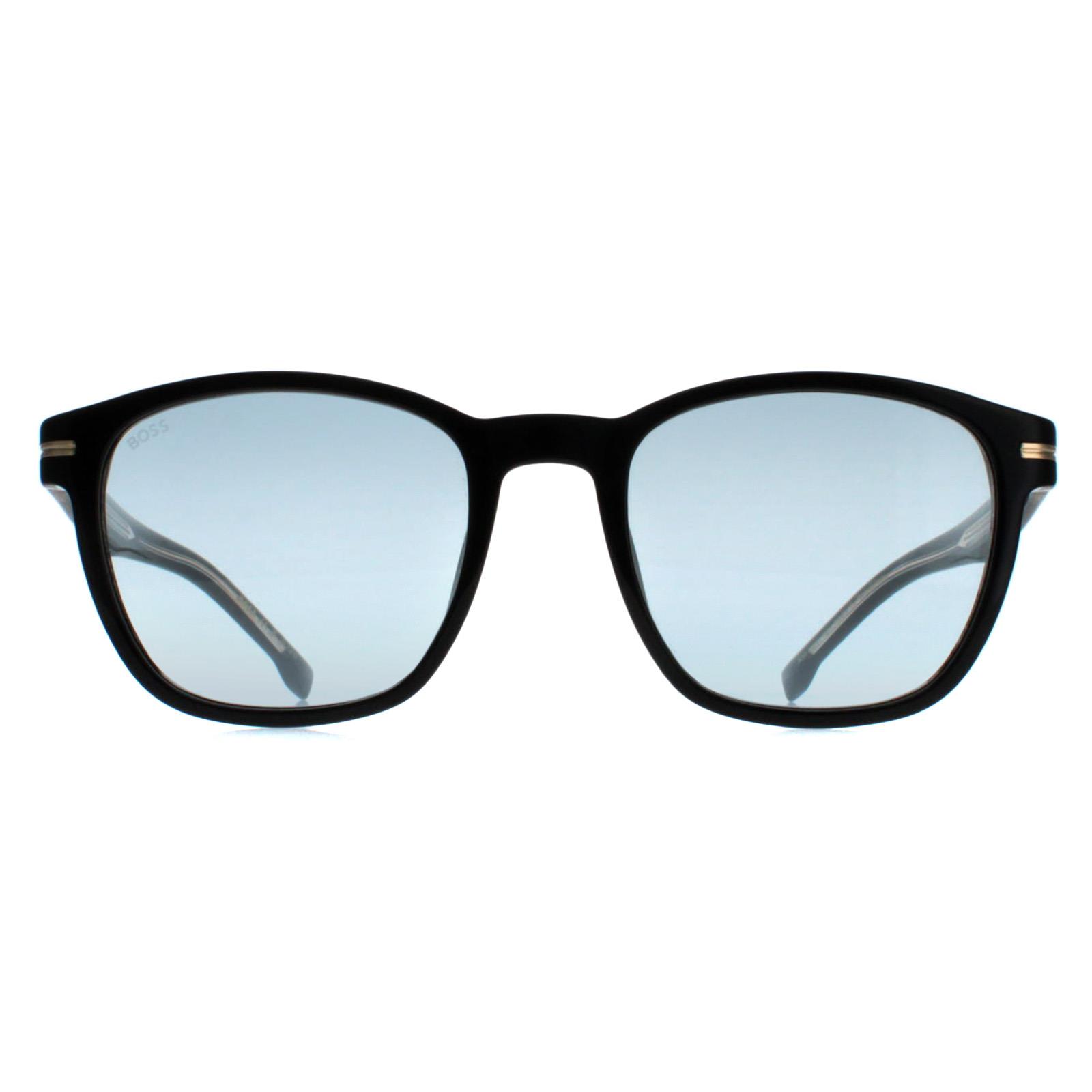 Hugo Boss Square Herren Schwarz Azure Photochromic BOSS 1505/S