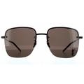 Saint Laurent Square Damen Schwarz Grau Sonnenbrille