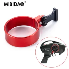 MIBIDAO One-handed Control Adaptor Transmitter Steering Wheel for Axial SCX10 TRX-4 TRX-6 1/10 RC Car TQI Remote Controller