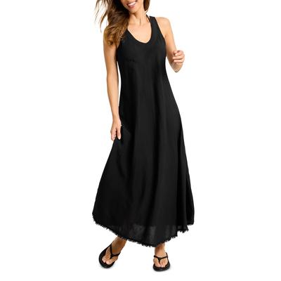 Tommy Bahama St Lucia Bias Cut Maxi Dress Swim Cover-Up - Black