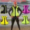 Inflatable Snorkeling Vest Adjustable Water Sports Safety Vest Breathable Inflatable Buoyancy Vest