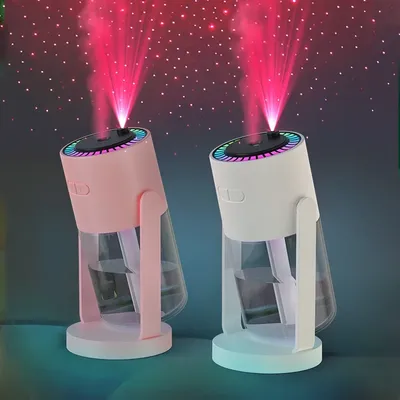 Desktop Air Car Humidifier Projection Starry Sky Top Shaking Head Humidifier Creative Hydration USB