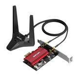 Wavlink New AX5400M PCIe Network Card Tri-Band AX210 Wireless Adapter for Windows 10/11 PC