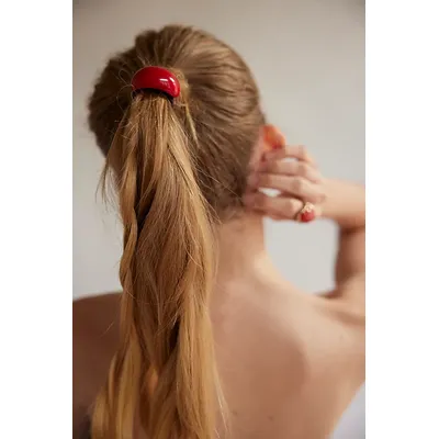 Acrylic Pony Cuff at Free People in Red