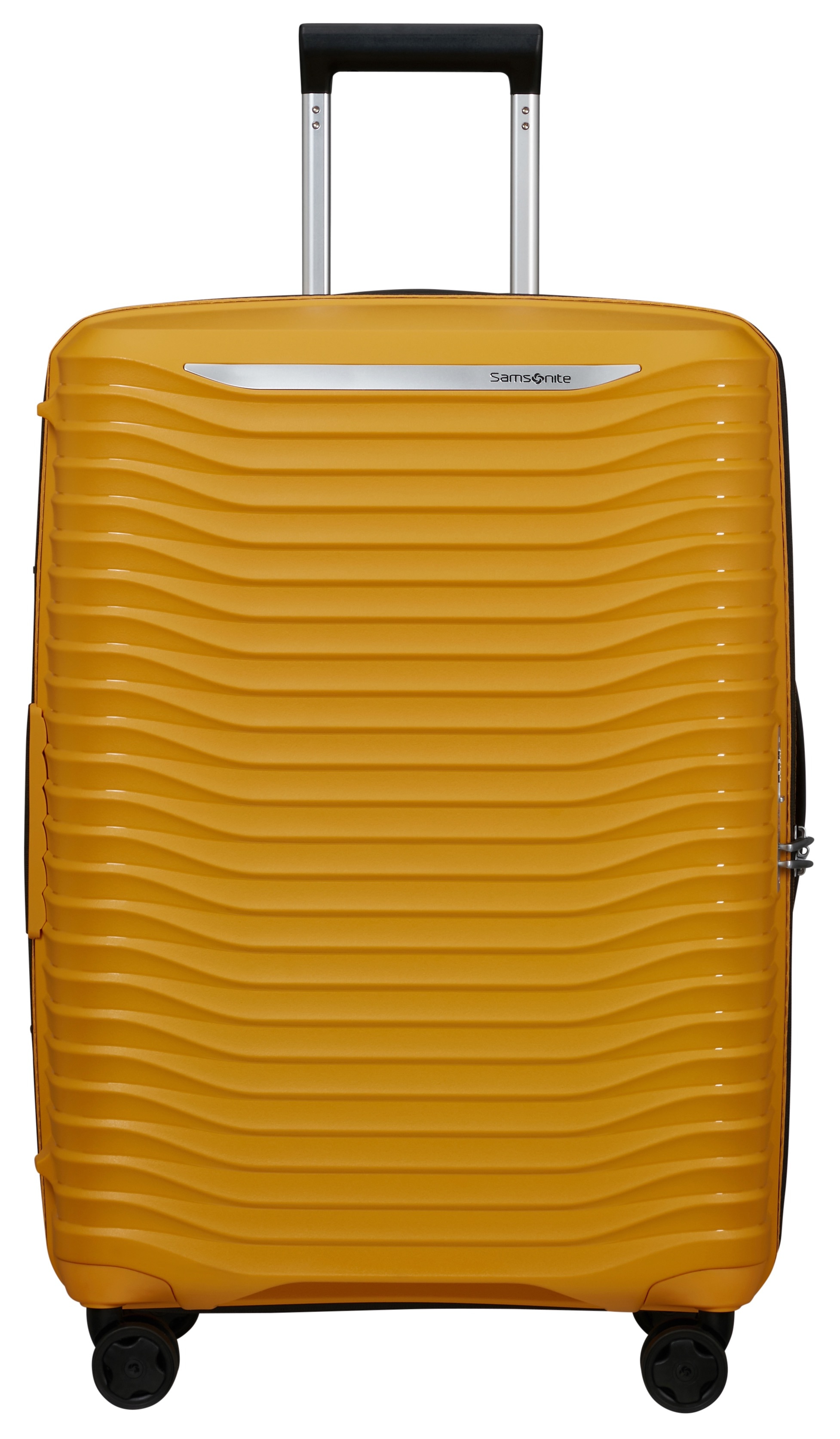 Hartschalen-Trolley SAMSONITE "UPSCAPE, verschiedene Größen und Farben", Gr. B/H/T: 47 x 68 x 28 75, gelb, Polypropylen, gestreift, Koffer, Volumenerweiterung Reisegepäck Hartschalen-Koffer TSA-Zahlenschloss Image