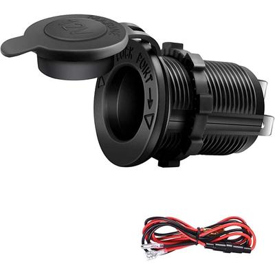 12v Steckdose,Zigarettenanzünder, Wasserdicht Marine Grade 12V Gleichstrom-Feuerzeugsteckdose