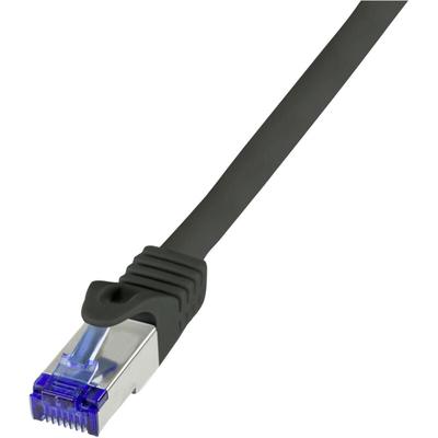 Logilink - C6A073S RJ45 cat 6a s/ftp 5.00 m Schwarz 1 St. Image