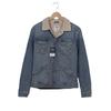 Wrangler Herren Jacke, Gr. 48, blau, Baumwolle, Synthetik