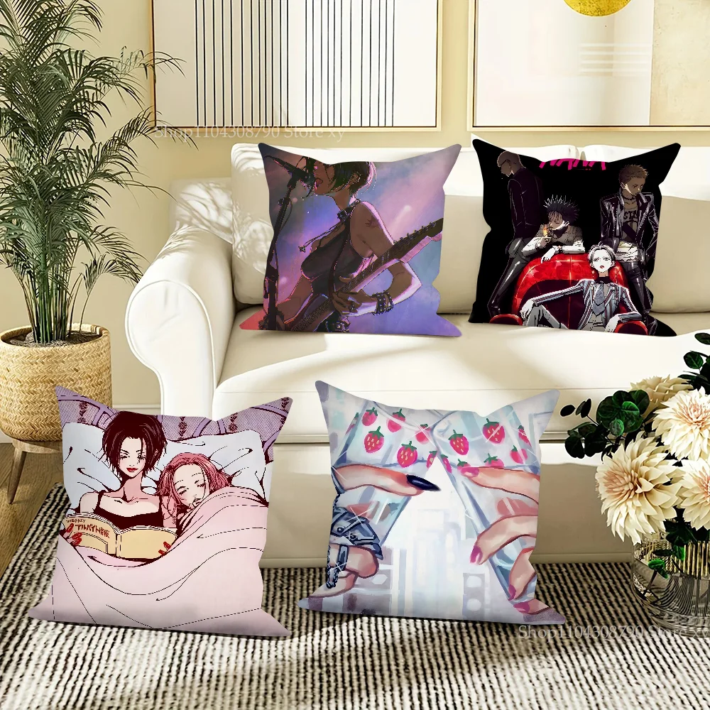 1pc Cartoon Anime Oosaki Nana Kissen Fall Quadrat Kissen Schlafzimmer Sofa Freizeit Komfort Kissen Auto Wohnzimmer Hause Dekoration