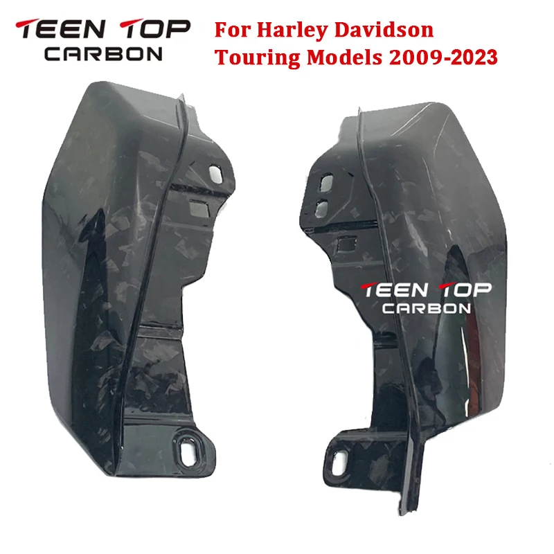 Geschmiedeter Carbonfaser-Motorrad-Mittelrahmen-Luftabweiser für Harley Davidson Touring Motor-Hitzeschutzabdeckung Road King 09-23