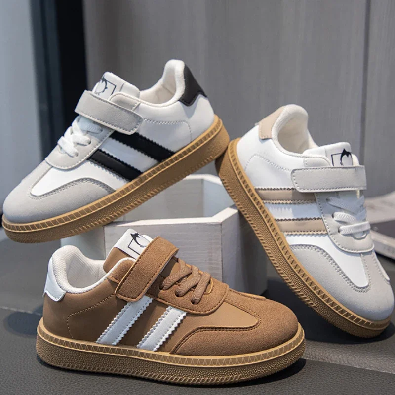 Leichte Kinder-Skateschuhe 2025, neue Frühlings-Jungen, rutschfeste Sportschuhe, atmungsaktiv, Training, Laufen, modische Turnschuhe