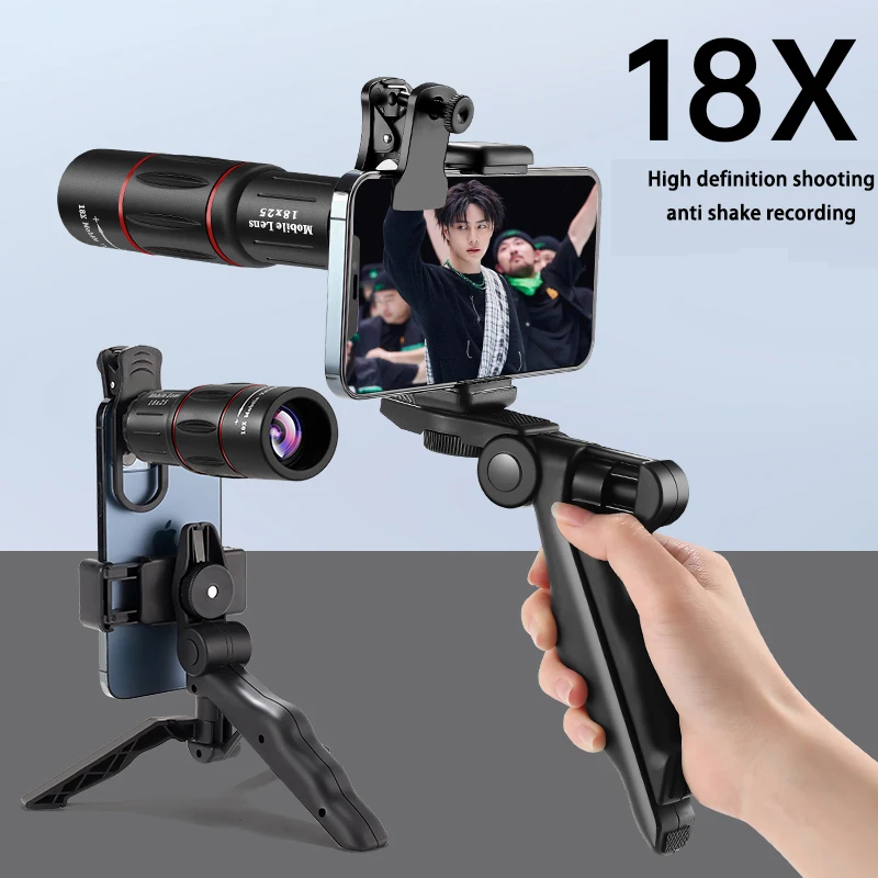 18x25 Outdoor Tragbares High Definition Grün Film Monokular Teleskop, HD Scope Low Light Wandern Konzert Fotografie Teleskop Image