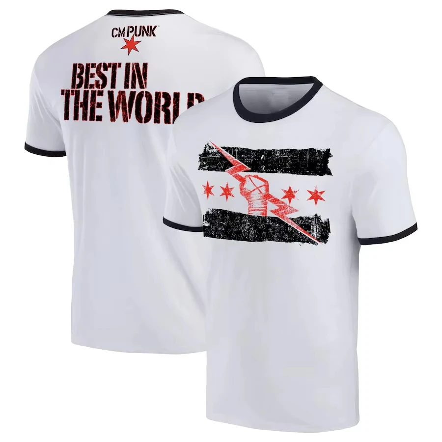 Männer T-shirt Wrestler cm Punk 3d Druck T-shirt Cosplay Fitness T shirt Tops kinder Straße Sport Große größe Top Sommer t-shirt