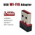 Mini ricevitore wireless USB Dongle scheda di rete esterna RTL8188 WiFi 6 adattatore 802.11n antenna 150Mbps per PC computer portatili