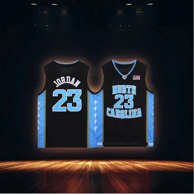 Stock Available Discounted Vintage Men's Basketball Jersey Breathable Mesh Fabric North Carolina