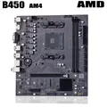 QIYIDA B450 Supporto scheda madre DDR4 desktop RAM AM4 slot CPU NVME NGFF M.2 USB 3.0 VGA doppio canale per Ryzen am4 cpu SATA3.0