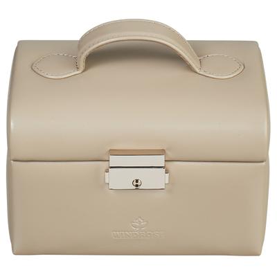 Windrose Merino Schmuckkoffer 15 cm beige Nude Damen