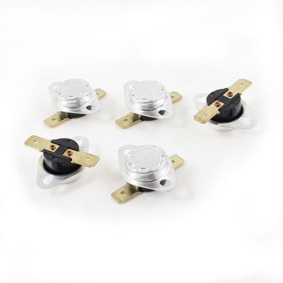 5pcs 98 Celsius 208F Normal Close Temperature Controlled Switch KSD301 - Silver Tone, Black, Gold Tone