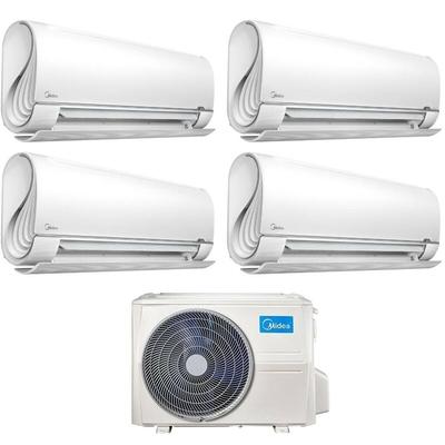 Midea - Quadri Split Inverter Klimagerät Serie BreezeleSS+ 9+9+9 mit M4OE-28HFN8-Q R-32 Wi-Fi