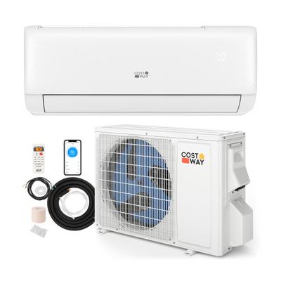 Costway Airtural Series 9100 BTU 20.5 SEER2 WiFi Enabled Mini Split AC 115V Compatible with Alexa
