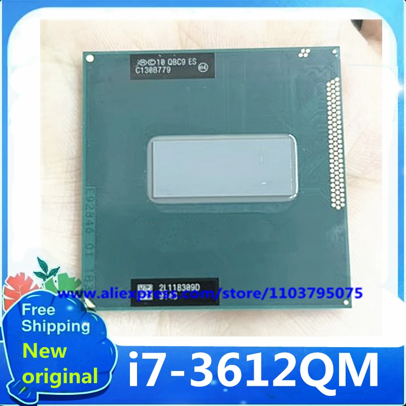 100 % neuer Core i7-3612QM i7 3612QM SR0MQ 2,1 GHz Quad Core CPU Laptop-Prozessor I7 3612QM 6M 35W Sockel G2 / rPGA988B Image