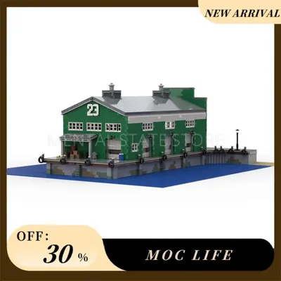 [6212PCS] Angepasst MOC Pier 23 Kreative Bausteine Set STEM Pädagogisches Spielzeug DIY Bau Modell Image
