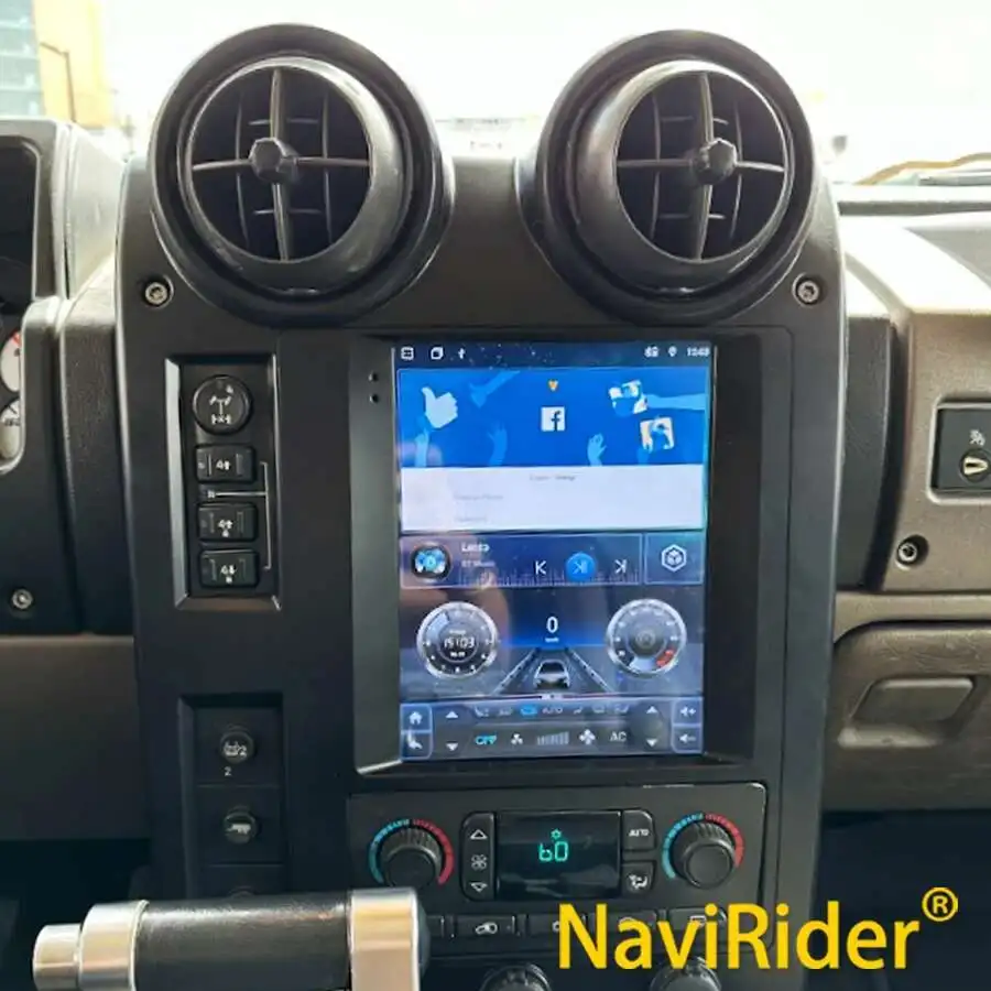 Android 14 Für Hummer H2 2002 - 2007 Navigation GPS Android Auto Carplay Multimedia Player Bluetooth Keine 2din Dash Cam DVD BT 5G Image