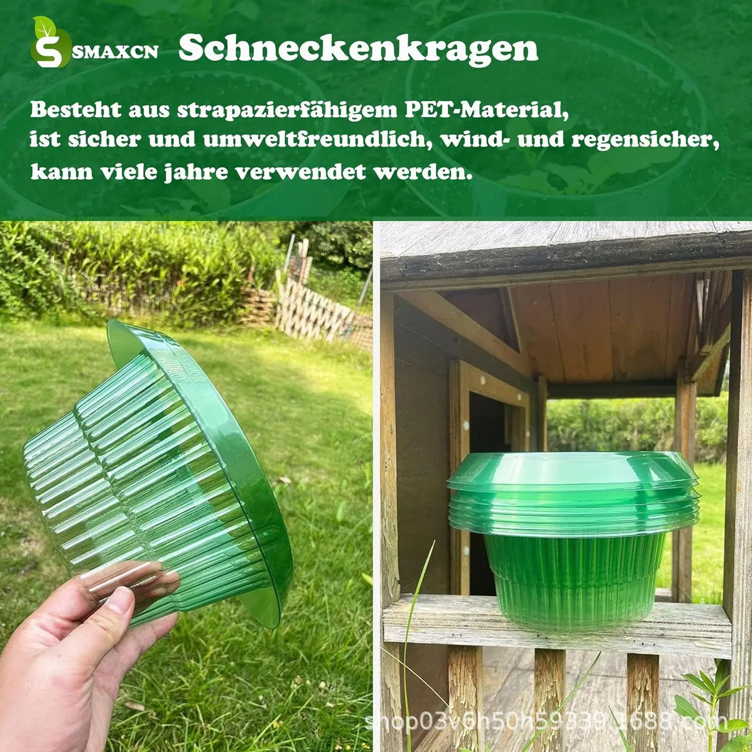 5/10/15/20 Stück Coleiras de Caracol Slug Bankschutz Lak Coleiras Hülsenfrüchte Cobre Reutiliz Sali Plan Agr Pique Country Guard Econ Image