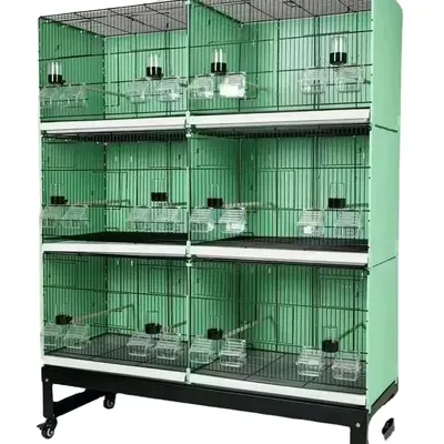 Direct Selling Customization Multilayer Movable Splice for Sale Small Animal Big Breeding Cage Love Parrot Cage Bird Cage