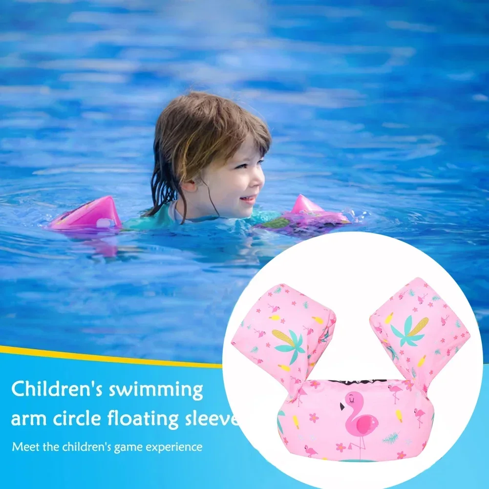 Kinder Schwimmweste Schwimmen Float Arm Band Cartoon Notfall Erste Hilfe Boje für Pool Sicherheit Image