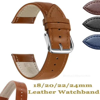 18mm 20mm 22mm Lederarmband Vintage Armband für Seiko Release Armband für Omega 12/14mm Universal Image