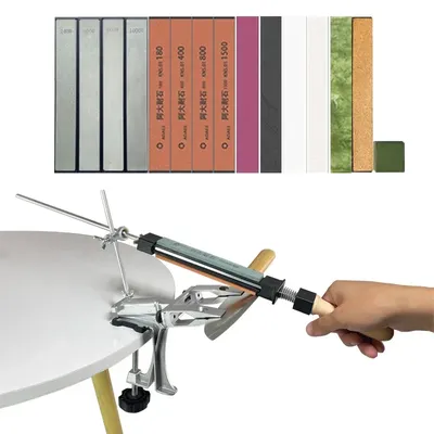 Professional Fixed Angle Knife Sharpener for Knives Diamond Sharpeing Stone Grinding Tools Whetstone