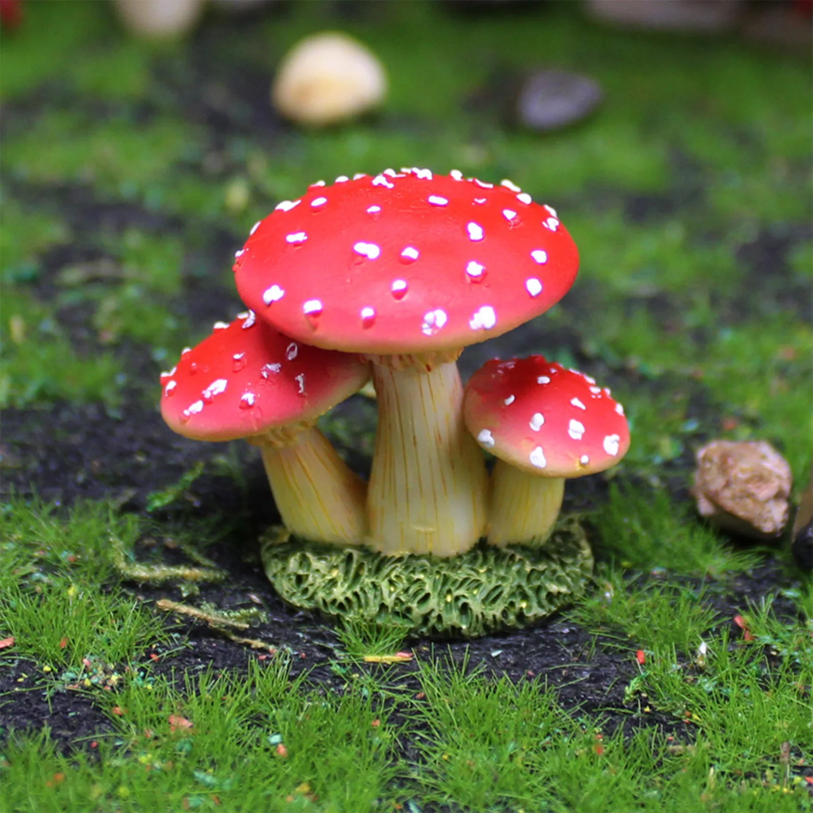 Mini modèle de pièce plus lente en résine réaliste, décor de jardin, délicat, compact, FigAuckland pour la maison, poisson précieux, fournitures de décoration de jardin