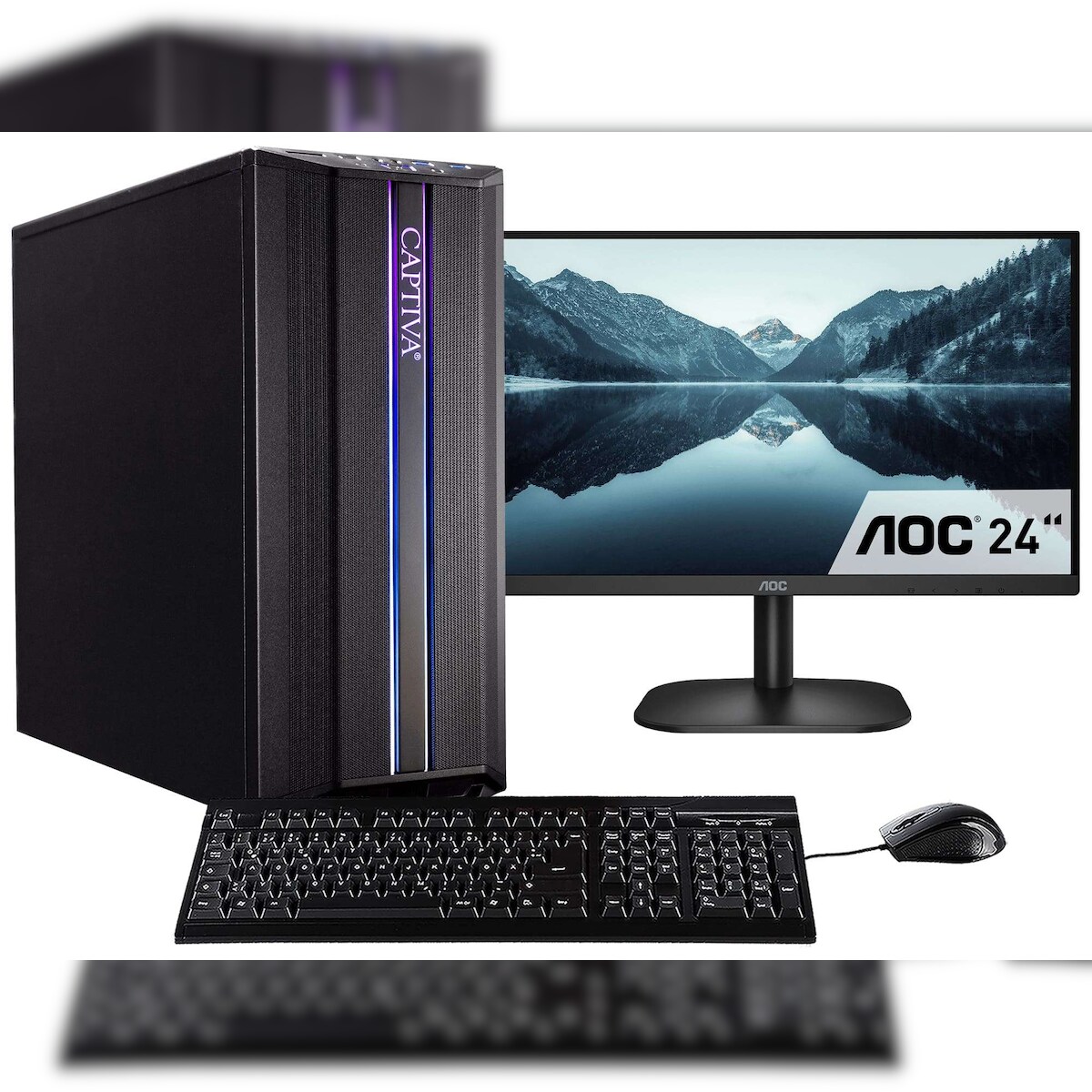 Captiva PC Power Starter R69-386 TFT Bundle (Ryzen 5 5600G/SSD 500GB/16GB/WLAN/w/o OS)