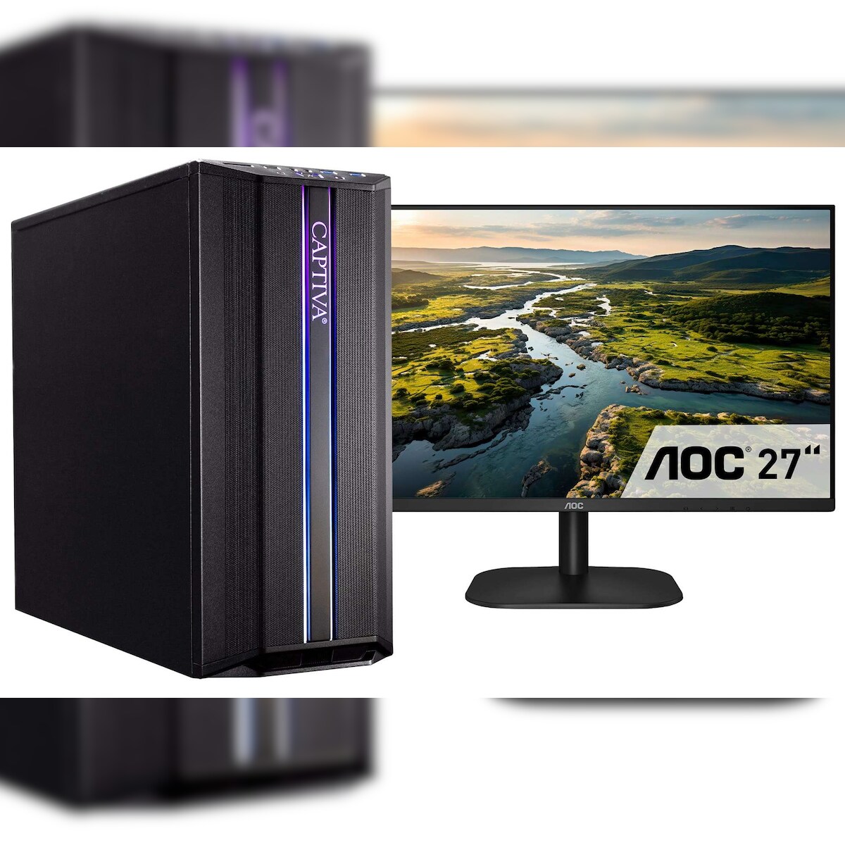 Captiva PC Power Starter I72-066 TFT Bundle (i7-12700/SSD 500GB/16GB/WLAN/w/o OS)