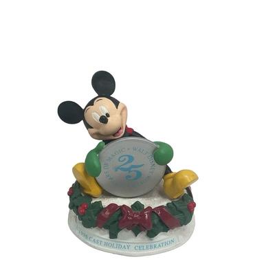 Disney Other | Walt Disney World Rare 1996 Cast Holiday Celebration 25 Years Of Magic Mickey | Color: Red/Tan | Size: Os