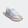 Sneaker ADIDAS SPORTSWEAR, Gr. 37, cloud weiß, bliss lila, halo mint, Textil, Leder, sportlich, Schuhe