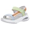 Trekkingsandale RIEKER SPORT "Byron Bay vegan", Damen, Gr. 40, pastell, Lederimitat, Textil, casual, Schuhe, Outdoorsandale, Sommerschuh, Klettschuh mit RiekerAir Dämpfung