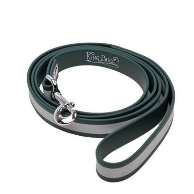 King Buck Waterproof Reflective Leash - 6ft - Black 6ft
