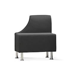 ROCADA 1803BBK-4 Be Soft rechtes Modul Sofa 73,8x66x77 cm, schwarz Image