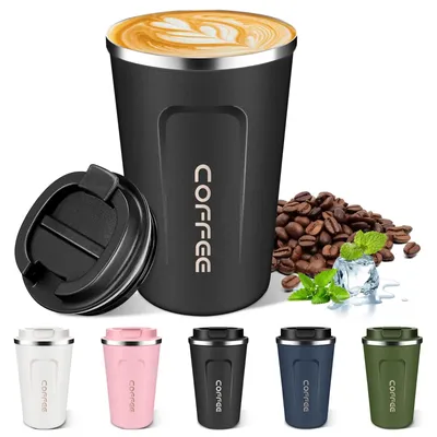 Double Stainless Steel Coffee Mug Car Thermos Mug Thermo Cafe 510ML for Tea Water Coffee Leak_Proof Travel Thermo Cup