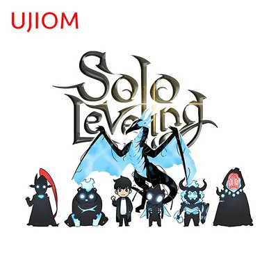 UJIOM Chibi Anime Solo Jin-Woo Sung Wandaufkleber Kreative Persönlichkeit Spähen Aufkleber Image