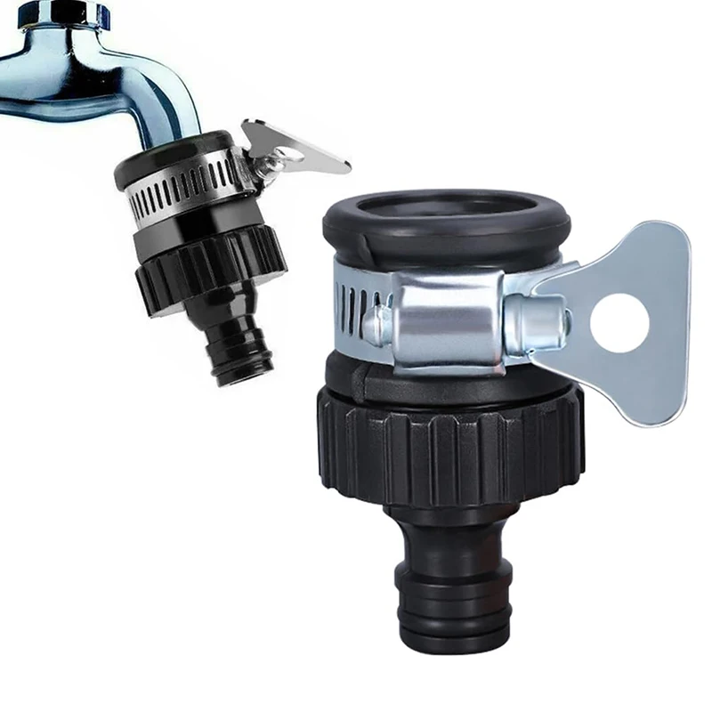 Universeller Garten-Wasserhahn-Schlauchanschluss, Schnellanschluss, Rasen-Wasserrohr, Waschmaschine für Wasserhahndurchmesser unter 20 mm Image