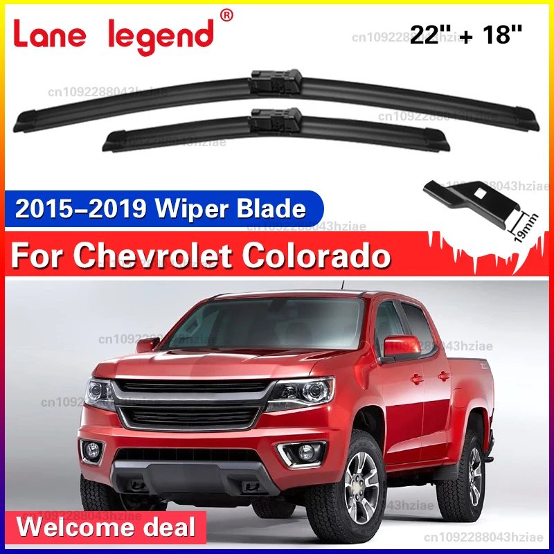 Auto-Wischerblätter für Chevrolet Colorado 2015 2016 2017 2018 2019, Frontscheibe, Windschutzscheibe, Scheibenwaschbürsten, Zubehör
