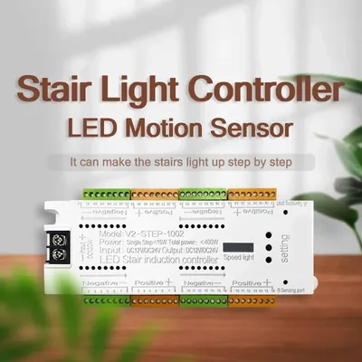 Treppen Licht Streifen LED Motion Sensor 32 Kanal Controller Indoor Motion Nacht licht 12V/24V Flexible Streifen für Treppen Lichter