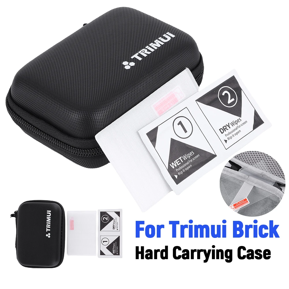 Hartschalenkoffer für Trimui Brick Protector Zubehör Displayschutzfolie aus gehärtetem Glas Reise-Tragetasche Spielzubehör Box Image